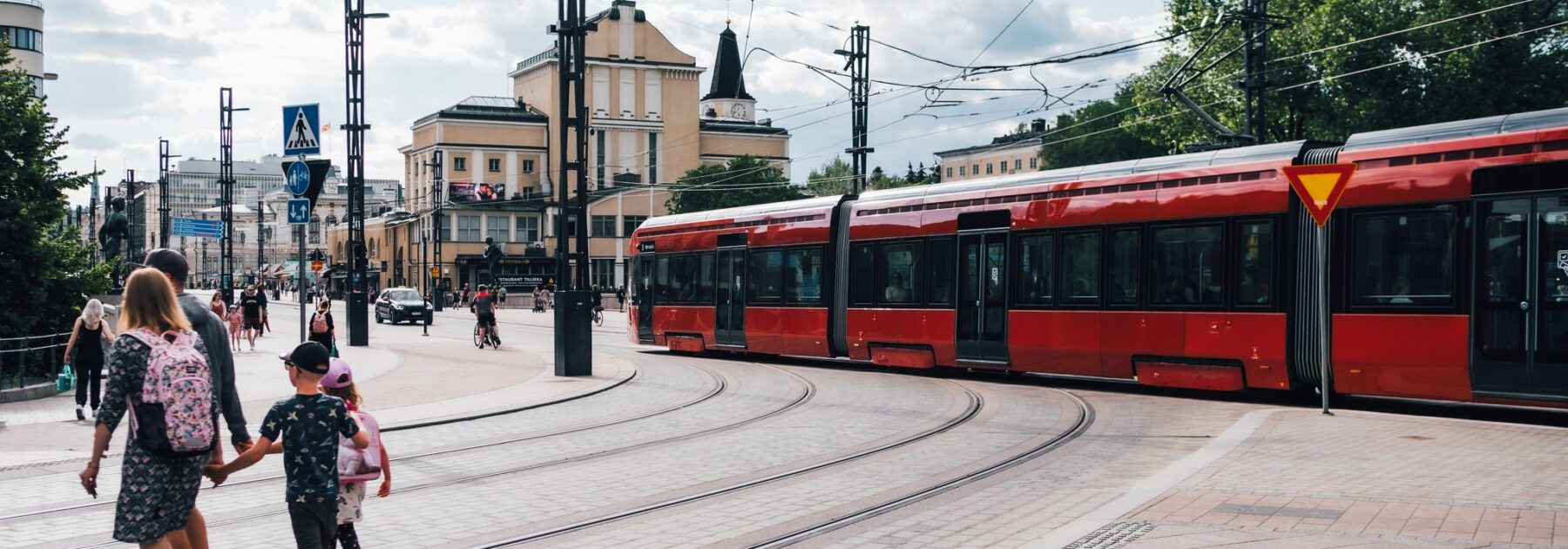 Tampereen Ratikka Hämeensillalla