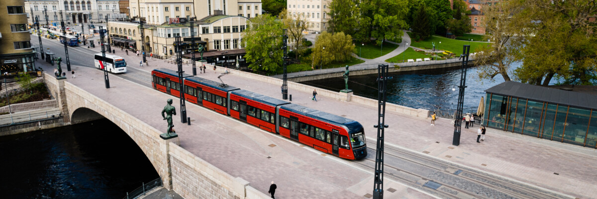 Havainnekuva 47-metrisestä Tampereen Ratikasta