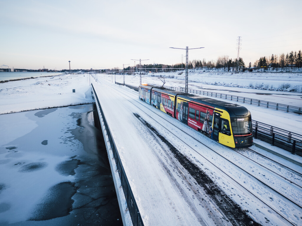 Tampereen Ratikan koeajot 24.11.2024