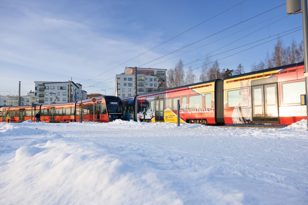 Tampereen Ratikan koeajot 24.11.2024