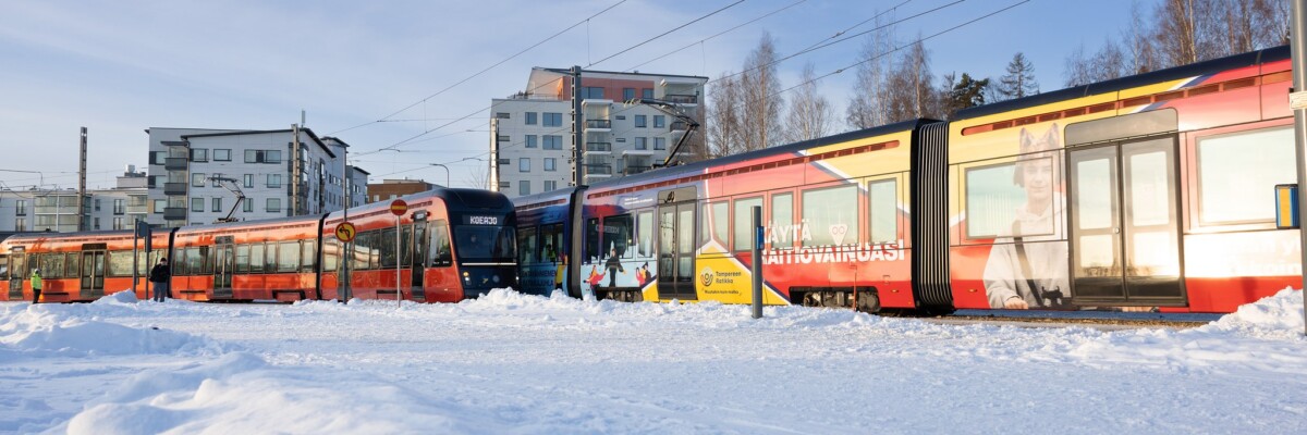 Tampereen Ratikan koeajot 24.11.2024